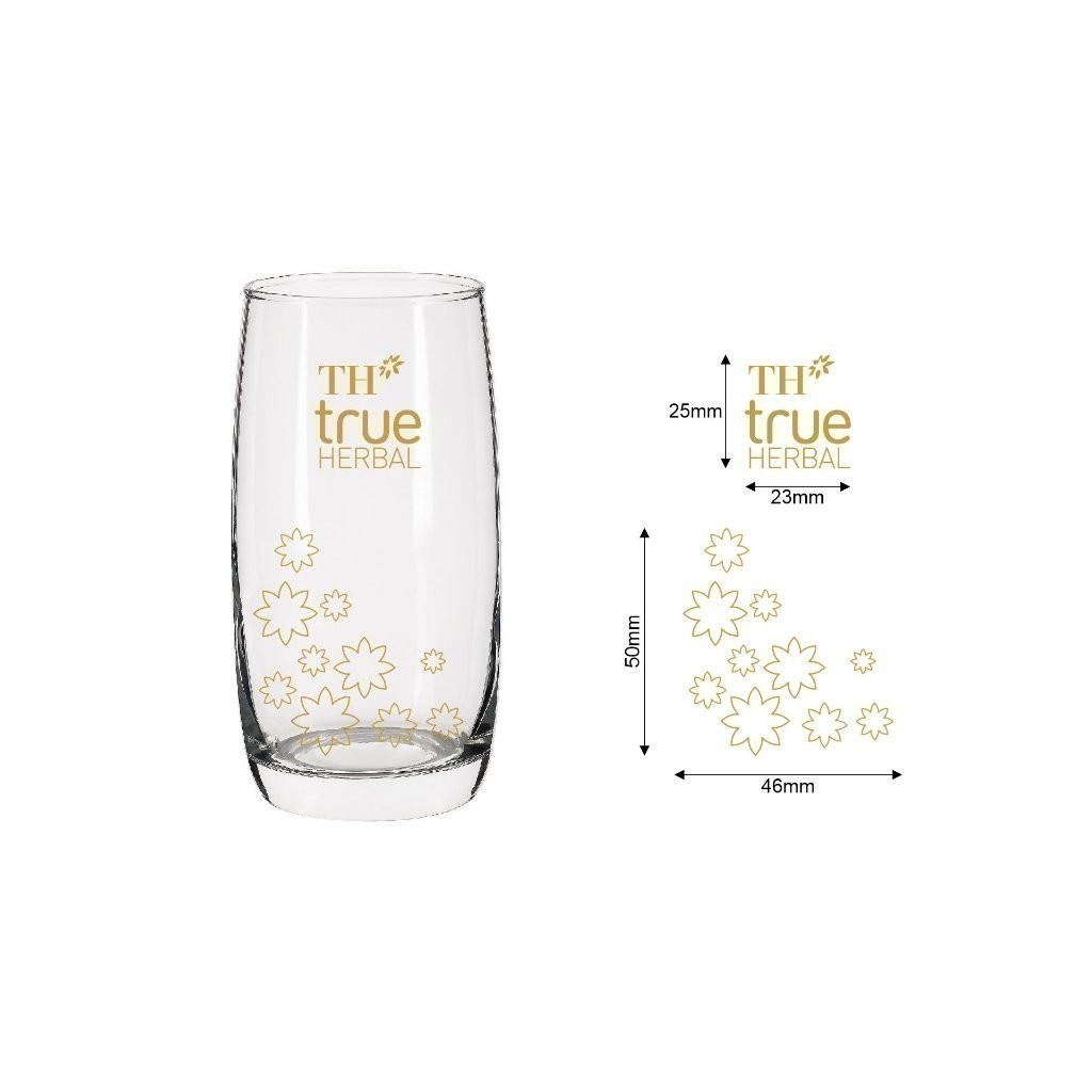 [Hàng tặng không bán] Cốc thủy tinh TH true HERBAL