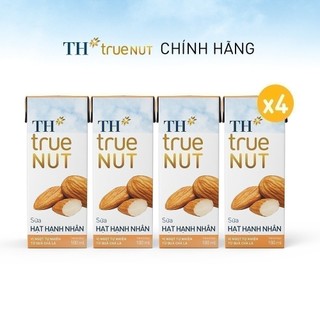 Combo 8 lốc sữa hạt hạnh nhân TH true NUT 180 ml (180 ml x 32)