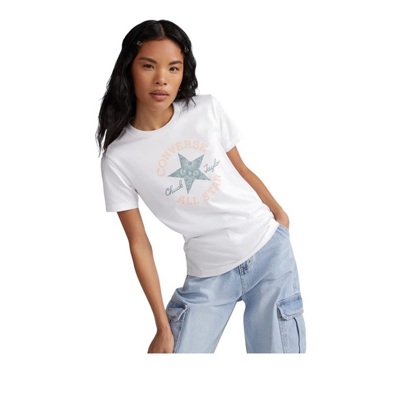 Áo Thun Converse Chuck Patch Infill Women's - White