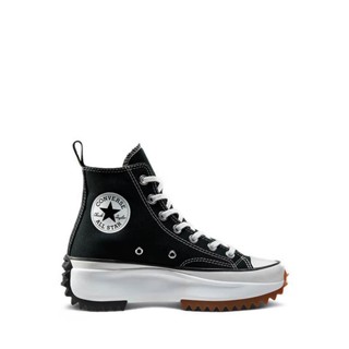 Converse Run Star Hike Canvas Platform Unisex Sneakers - Black/White/Gum
