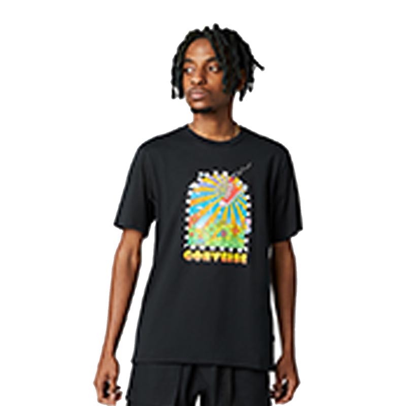 Áo Converse Men's Flying Chuck Tee-converse Black