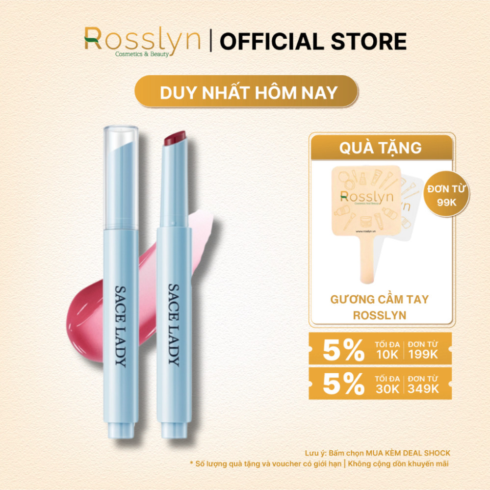 Son Dưỡng Tint Bóng SACE LADY Mát Màu Nước Sace Lady Airy Fresh Glasting Water Tint Lipstick 1,8g Tr