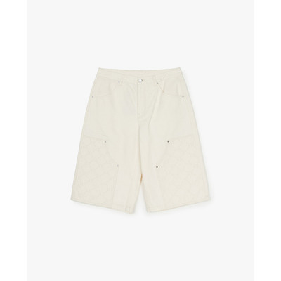MLB - Quần short jeans nam Diagram Monogram Embossed_3LDPM0253-50CRD
