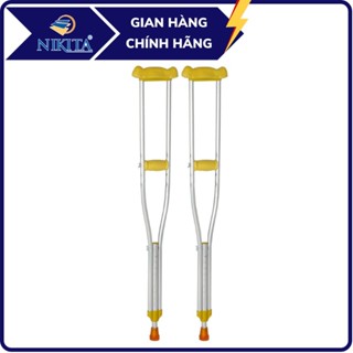 Nạng Chống Kẹp Nách Hỗ Trợ Bệnh Nhân, Người Già, Tuỳ Chỉnh Chiều Cao - Chính Hãng Nikita