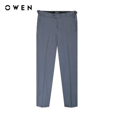OWEN - Quần tây Tape Fit QT231754 màu Ghi chất liệu Nano