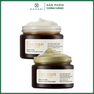 Combo Cocoon Kem Dưỡng & Mặt Nạ Bí Đao Giảm Dầu Mụn 30mlx2 Hasaki Sản Phẩm Chính Hãng
