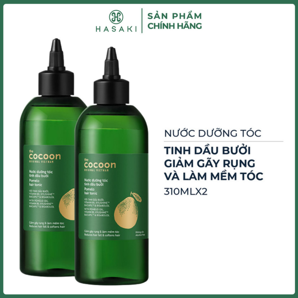 [DAILY] Combo 2 Nước Dưỡng Tóc Cocoon Tinh Dầu Bưởi Phiên Bản Mới Hasaki Sản Phẩm Chính Hãng