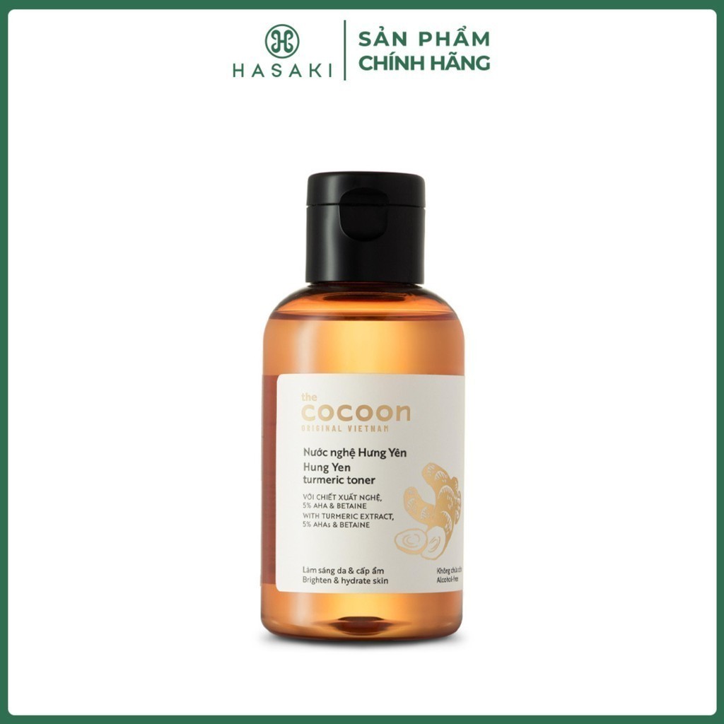 Nước Hoa Hồng Cocoon Chiết Xuất Từ Nghệ Hưng Yên 140ml Hasaki Sản Phẩm Chính Hãng