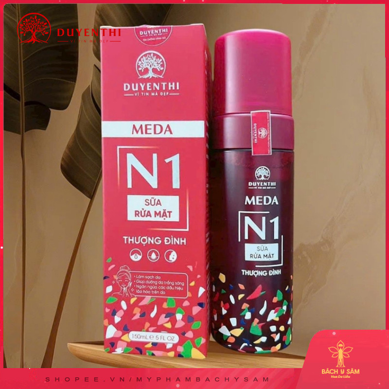 Sữa Rửa Mặt Duyên Thị Meda N1 Thượng Đình 150ml Dành Cho Da Nám