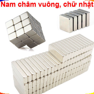 Nam châm đất hiếm vuông, chữ nhật siêu hút