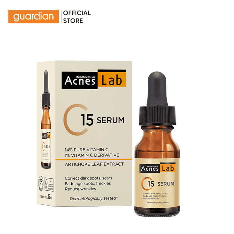 Dung Dịch Dưỡng Sáng Và Hỗ Trợ Làm Mờ Vết Thâm Acnes Lab C15 15Ml