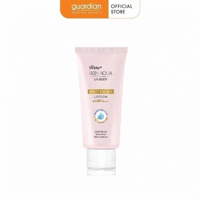 Lotion Chống Nắng Dưỡng Thể Trắng Mịn Skin Aqua UV Body Whitening Lotion 150Gr