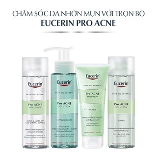 Gel Rửa Mặt Giảm Mụn Eucerin ProAcne Solution Cleasing Gel 400ml