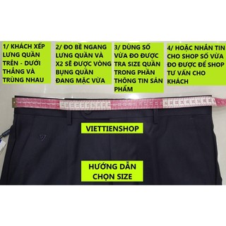 (6031 KKR) QUẦN KAKI VIỆT TIẾN CÓ LY (KO ÔM - REGULAR)