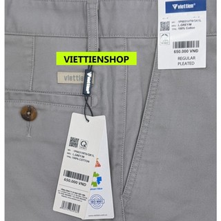 (6031 KKR) QUẦN KAKI VIỆT TIẾN CÓ LY (KO ÔM - REGULAR)