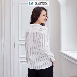 Áo sơ mi nữ GUMAC sọc  AD12041