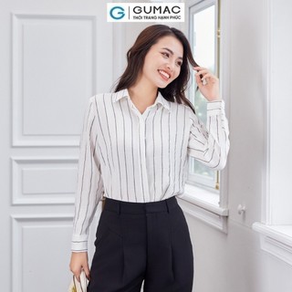 Áo sơ mi nữ GUMAC sọc  AD12041