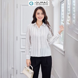 Áo sơ mi nữ GUMAC sọc  AD12041