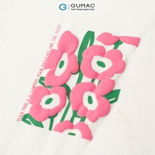 Áo thun nữ GUMAC in hoa  ATE01026