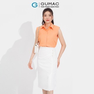 Áo kiểu nữ GUMAC độn vai  AD05011