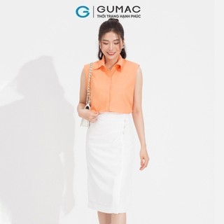 Áo kiểu nữ GUMAC độn vai  AD05011