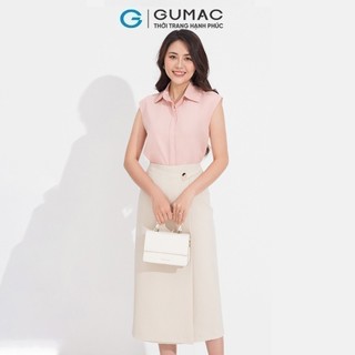 Áo kiểu nữ GUMAC phối bèo  AD05006