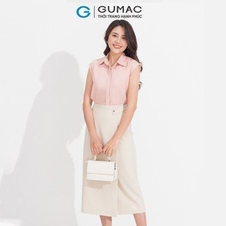 Áo kiểu nữ GUMAC phối bèo  AD05006