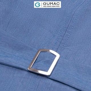 Đầm nữ GUMAC bèo thắt đai eo  DC12002