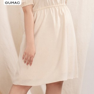 Đầm suông nữ GUMAC oversize 4 nút bọc DA10121 