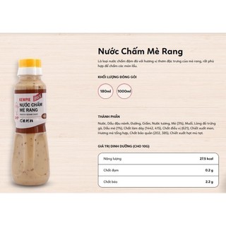 Nước Chấm Mè Rang Kewpie 180ml