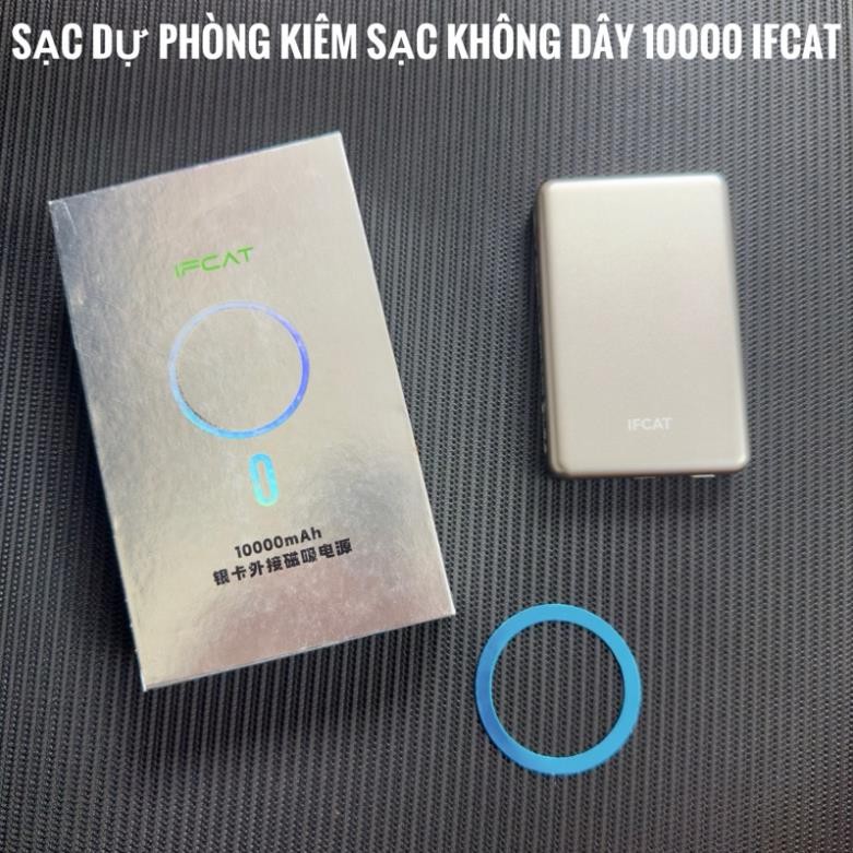 Sạc DP Kiêm Mag.safe 10000mah IFCAT - Sạc Nhanh Nhiều Thiết Bị