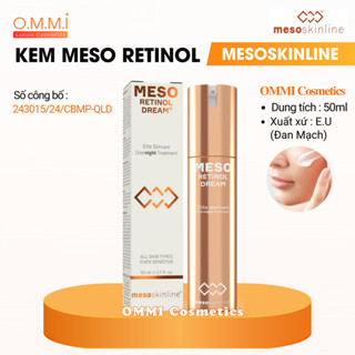 MESO - Kem dưỡng Meso Retinol, trẻ hóa da, cải thiện nếp nhăn, sáng da, căng bóng (50ml) | OMMI Cosmetics