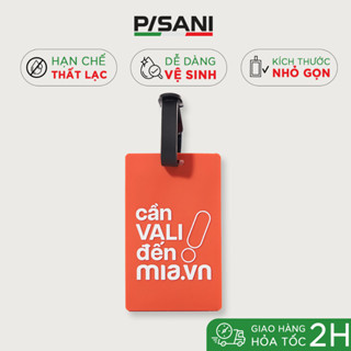 Thẻ treo hành lý mia Luggage tag S Orange - Nhựa Dẻo Tiện Lợi