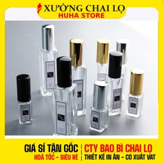 [COMBO 5 CÁI] Chai Lọ Chiết Nước Hoa Thủy Tinh Hình Trụ 3ml-30ml | Vỏ Đựng Dầu Thơm, Tinh Dầu Mini