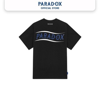 Áo Thun PARADOX Form Rộng Tay Lỡ WINDING 100% Cotton T-shirt Unisex - Màu đen