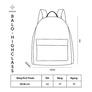 Balo OBSIDIAN Chất da mềm PARADOX BL4P1059