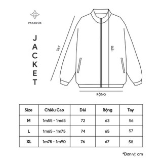 Áo Khoác Gió PARADOX Neutral Jacket Chất Dù
