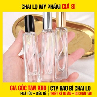 [COMBO 5 CÁI] Chai Lọ Chiết Nước Hoa Vuông 3ml - 30ml | Lọ Đựng Dầu Thơm, Tinh Dầu, Nước Hoa Mini