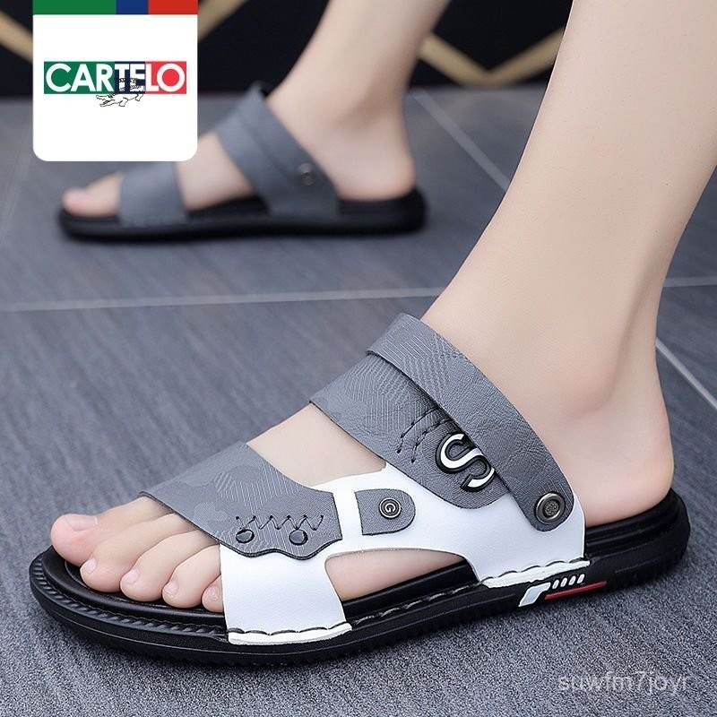 【309Có người ở đây8Giao Hàng Trong Vòng Vài Giờ】Giày nam Cardile Crocodile mùa hè thoáng khí ngoài t