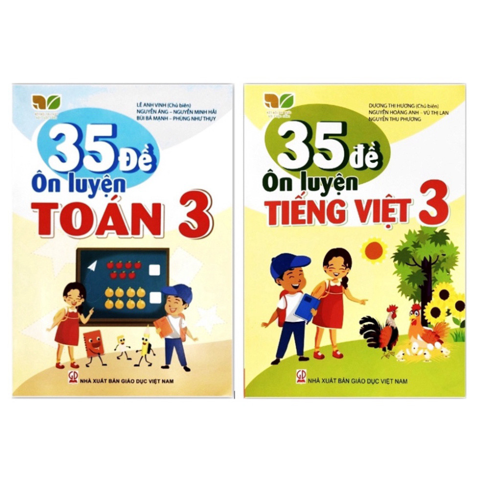 Sách - 35 đề ôn luyện và phát triển Toán + Tiếng Việt lớp 3 ( Kết Nối Tri Thức )