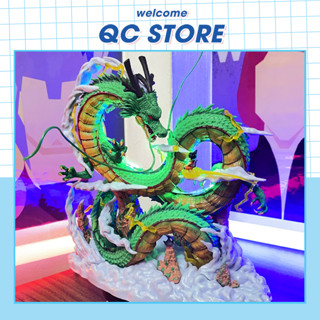 [ Hình Dán Sticker ] Mô Hình Shenron Rồng Thần Dragon Ball 24cm có đèn LED và nhân vật Songoku ToyMax