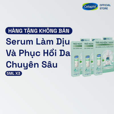 [GIFT] Bộ 03 Tinh chất giúp làm dịu và phục hồi da chuyên sâu Cetaphil Soothing and Comforting Cica Restoring Serum 5ml