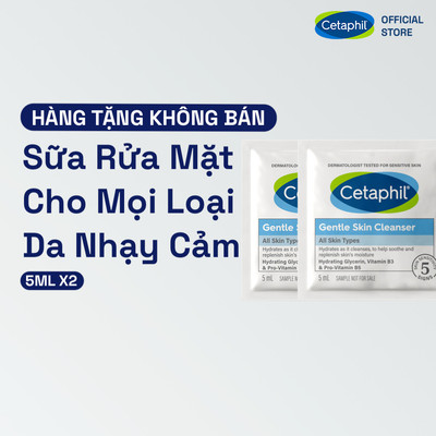 [GIFT] Combo 2 Sữa rửa mặt dịu lành cho da nhạy cảm Cetaphil Gentle Skin Cleanser 5ml