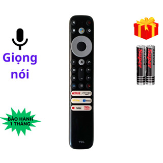  Remote điều khiển tivi TCL Giọng Nói 2022 điều khiển TV TCL Smart - Tặng kèm pin 