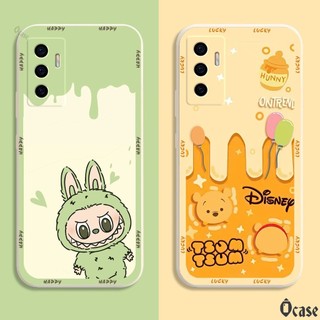Ốp lưng Vivo V23E / S10E Labubu Mèo Vịt cạnh viền vuông có bảo vệ camera