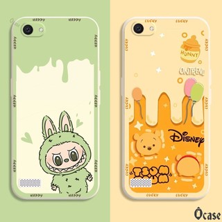 Ốp lưng Oppo A33 / Neo 7 Labubu Mèo Vịt cạnh viền vuông có bảo vệ camera