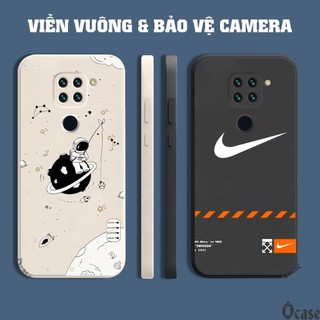 Ốp lưng Xiaomi Redmi Note 9 in hình vũ trụ cạnh vuông và có bảo vệ camera