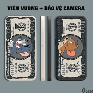  Ốp lưng Oppo Reno ACE   Realme X2 Pro in hình Mèo và Chuột cạnh viền vuông có bảo vệ camera 
