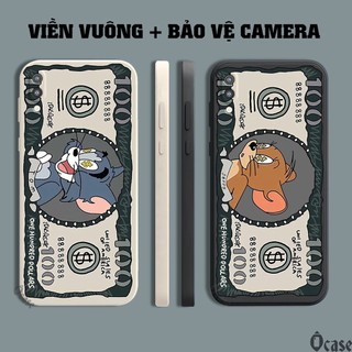 Ốp lưng Samsung A02 in hình Mèo và Chuột cạnh viền vuông có bảo vệ camera
