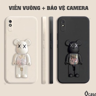 Ốp lưng Xiaomi Redmi 9A mô hình gấu kiêm giá đỡ tiện dụng